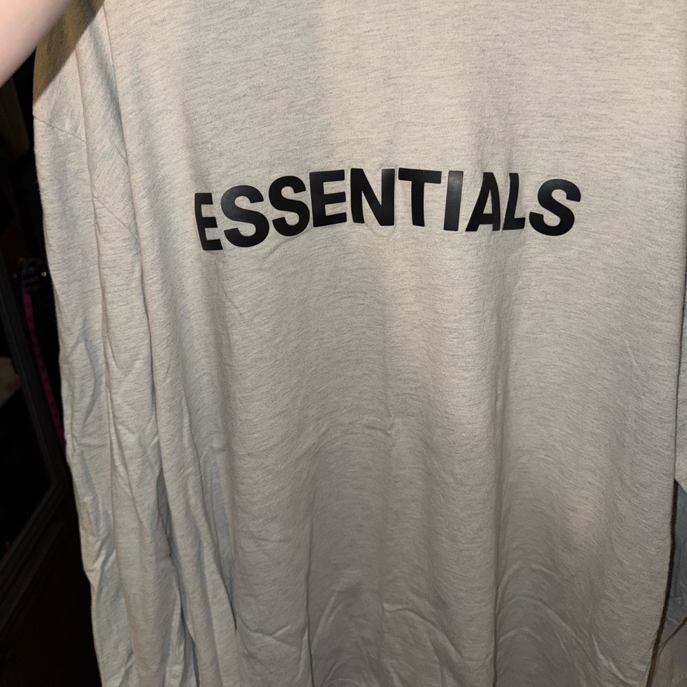 Fear of God Essentials Oatmeal Long Sleeve